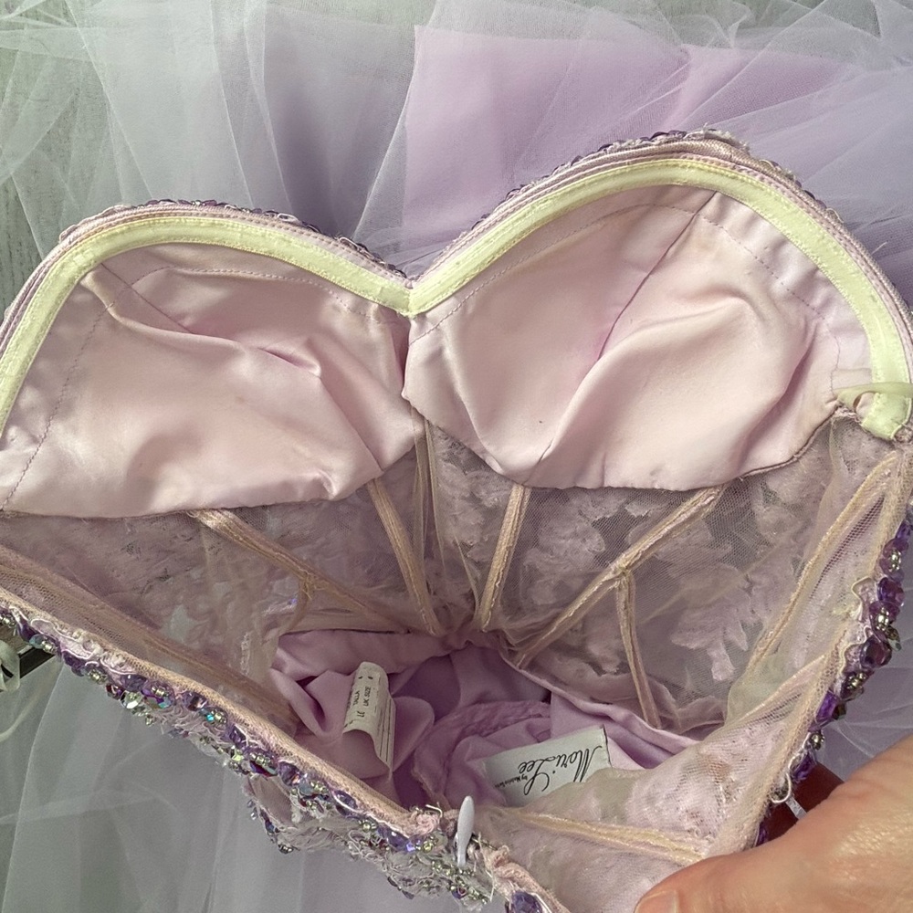 Mori Lee by Madeline Gardner gown in purple. Showstoppingly gorgeous in EUC. - Picture 7 of 14